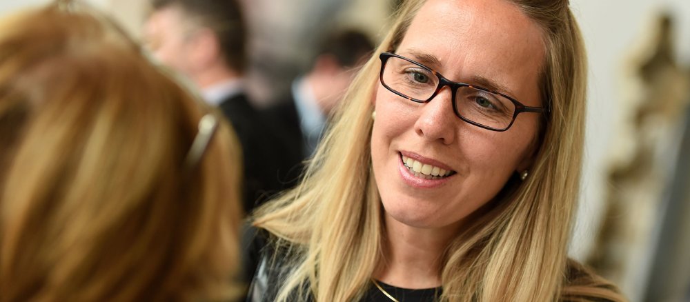 Katharina Westerhorstmann bei einer Tagung (2015)