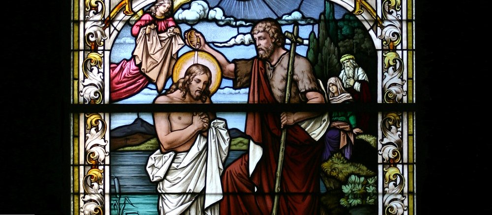 Johannes der Täufer tauft Jesus