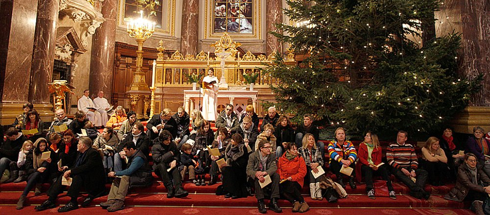 Weihnachtsgottesdienst im Berliner Dom.