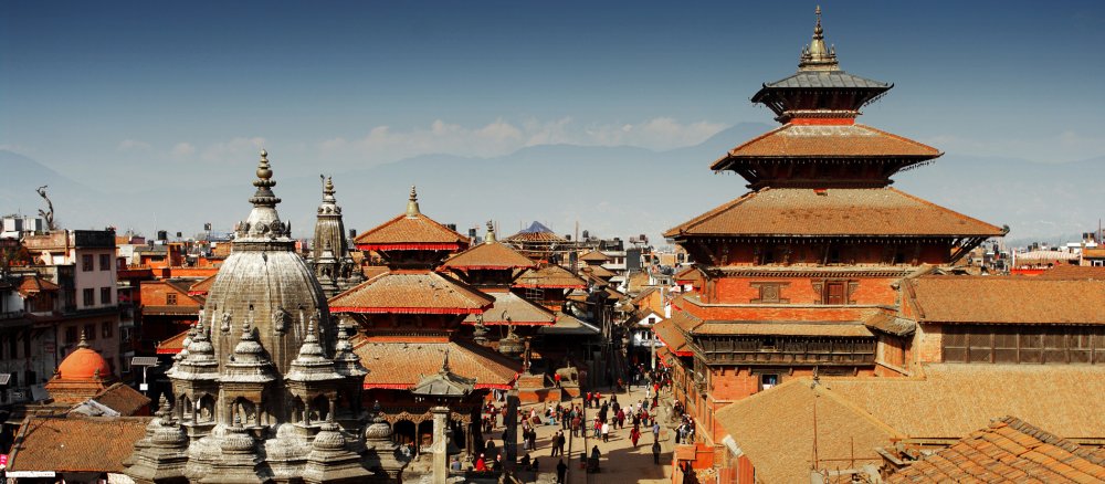 Die Stadt Kathmandu in Nepal gilt im Hinduismus als heilige Stadt.