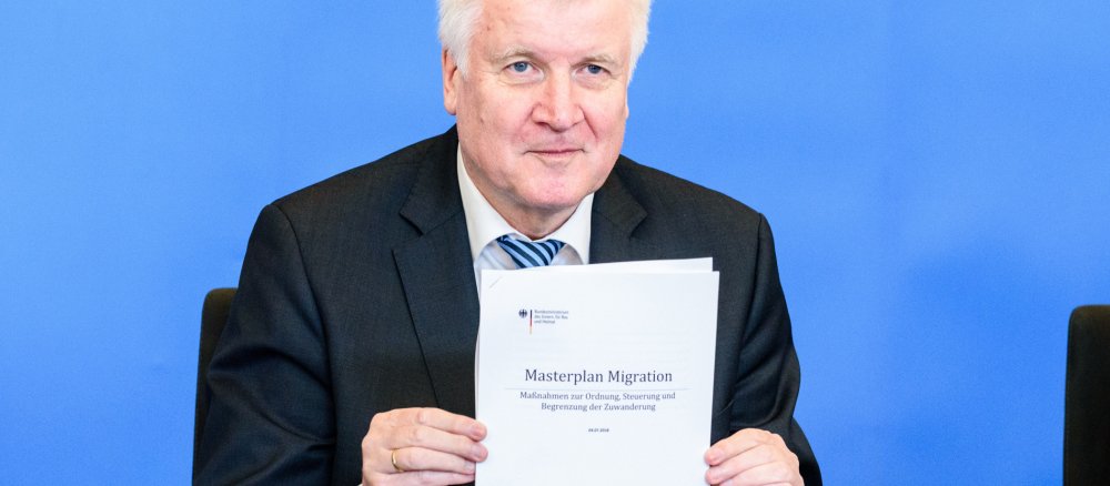 Bundesinnenminister Horst Seehofer stellt seinen "Masterplan Migration" vor.