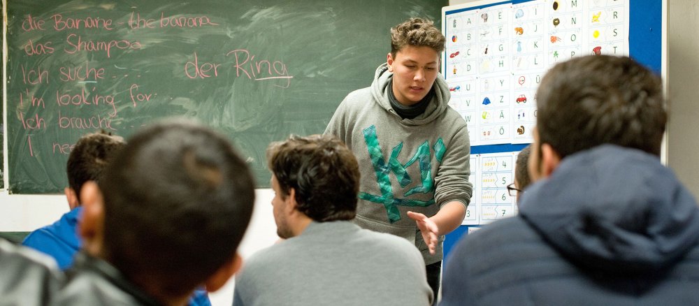 Deutsch-Unterricht für Asylbewerber