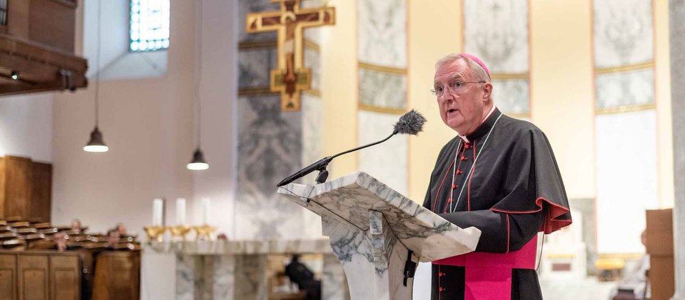 Erzbischof Arthur Roche spricht im Pontificio Ateneo Sant'Anselmo