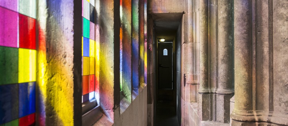 Das Richter-Fenster im Kölner Dom, entworfen vom Kölner Künstler Gerhard Richter.