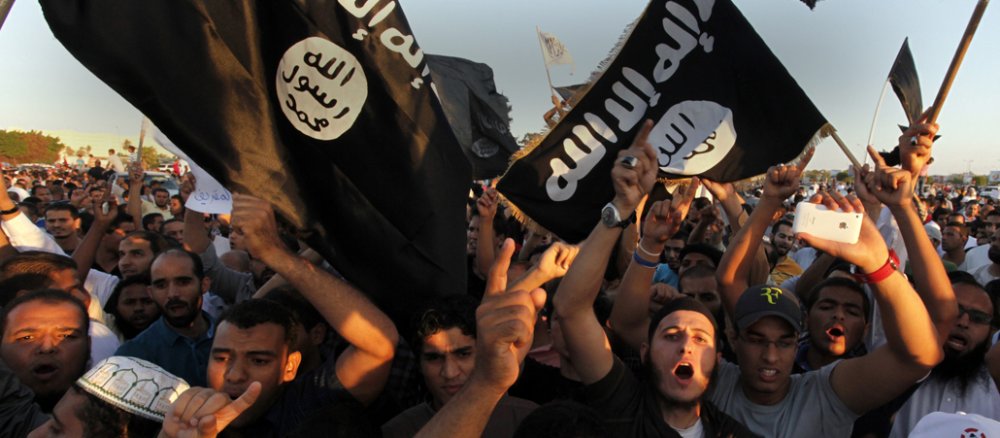 Libysche Kämpfer des Islamischen Staats.