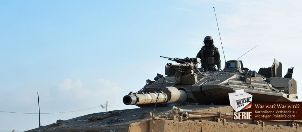Ein Panzer im Einsatz.