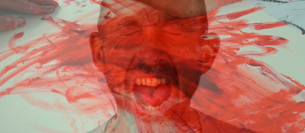 Ein Videostill aus dem Video "Zorn" von Rainer Kaiser.