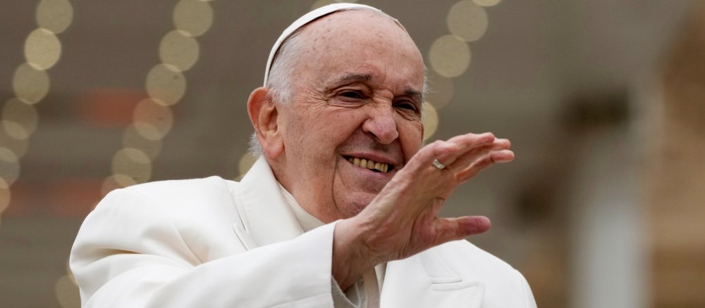 Pope Francis at the general audience