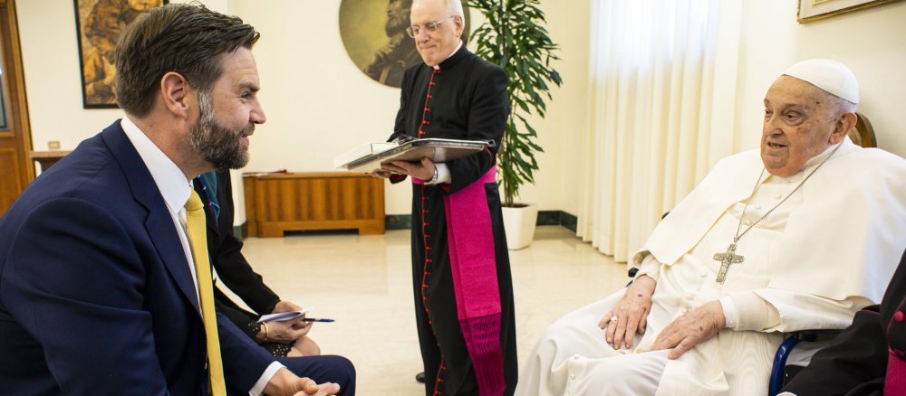 J.D. Vance und Papst Franziskus