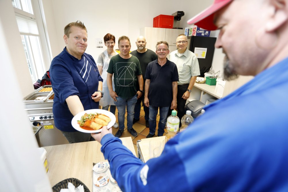 Mittagstisch der Caritas für Bedürftige in Gladbeck