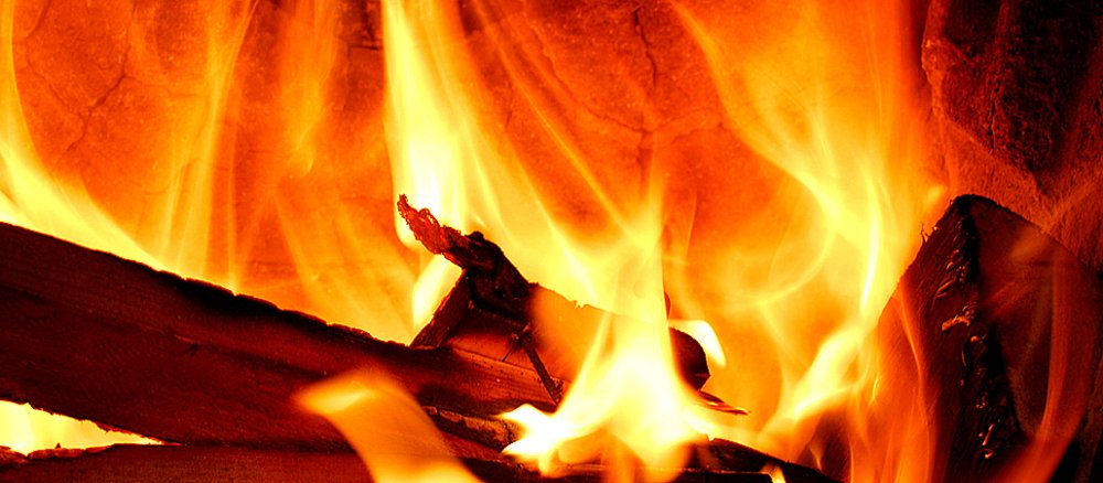 Ein Feuer.