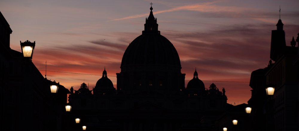 St Peter's Basilica in the evening