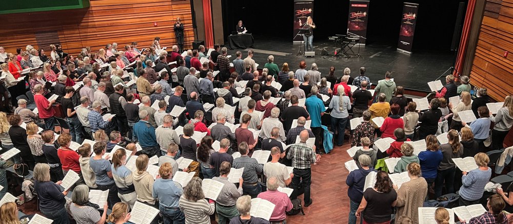 Probe für das Musical Bethlehem