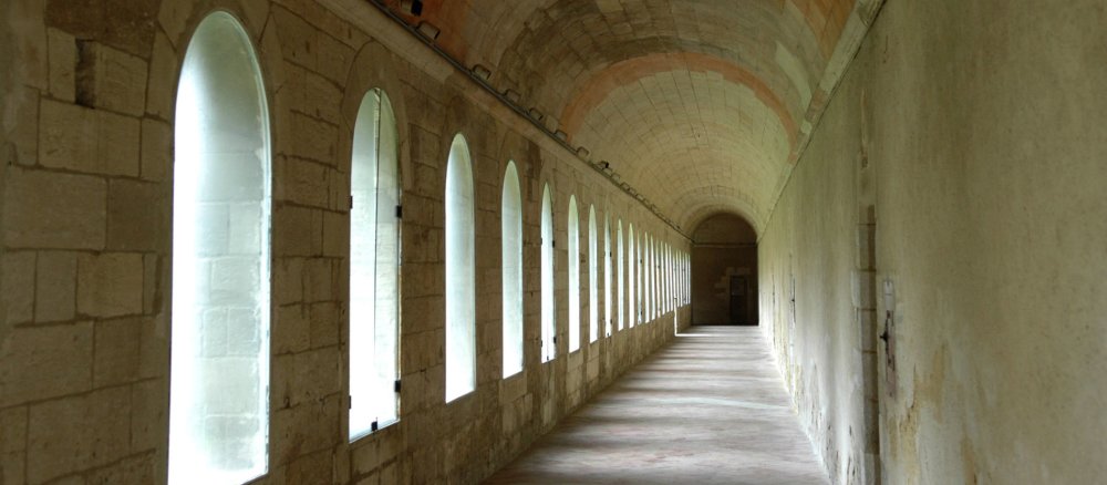 Kreuzgang in der Kartause Villeneuve-les-Avignon.