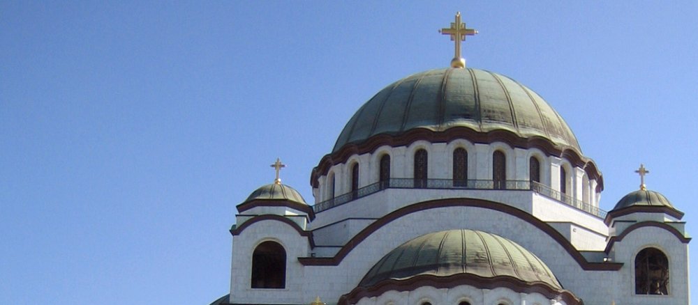 Die Kathedrale "Heiliger Sava" im Zentrum der serbischen Hauptstadt Belgrad.