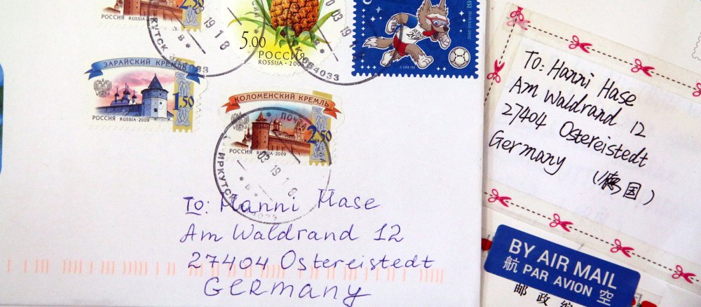 Post für das Osterpostamt in Ostereistedt.