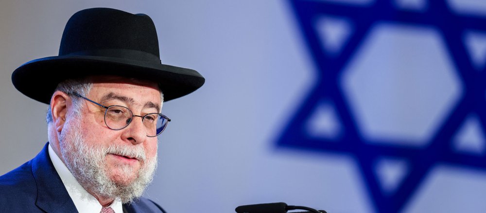 Oberrabbiner Pinchas Goldschmidt, Vorsitzender der Europäischen Rabbinerkonferenz.