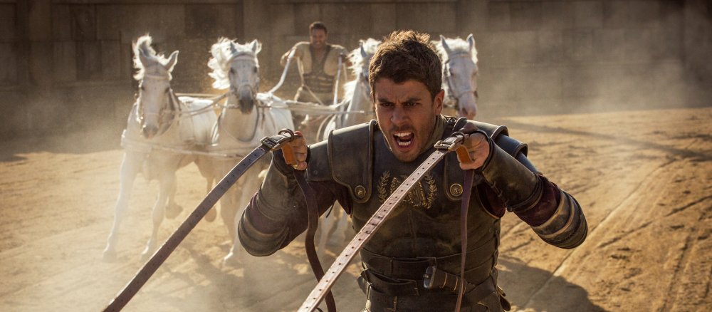 Das Wagenrennen im Film Ben Hur