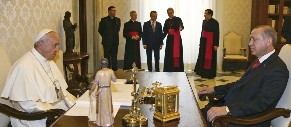 Erdogan bei Papst Franziskus