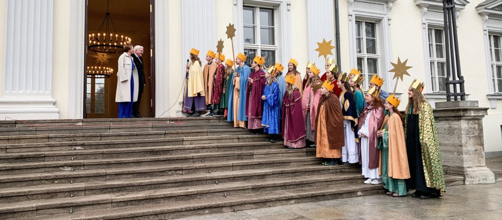 Sternsinger bei Frank-Walter Steinmeier