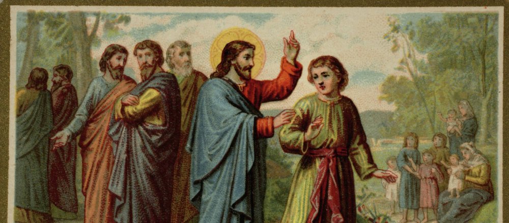 Jesus und der reiche junge Mann