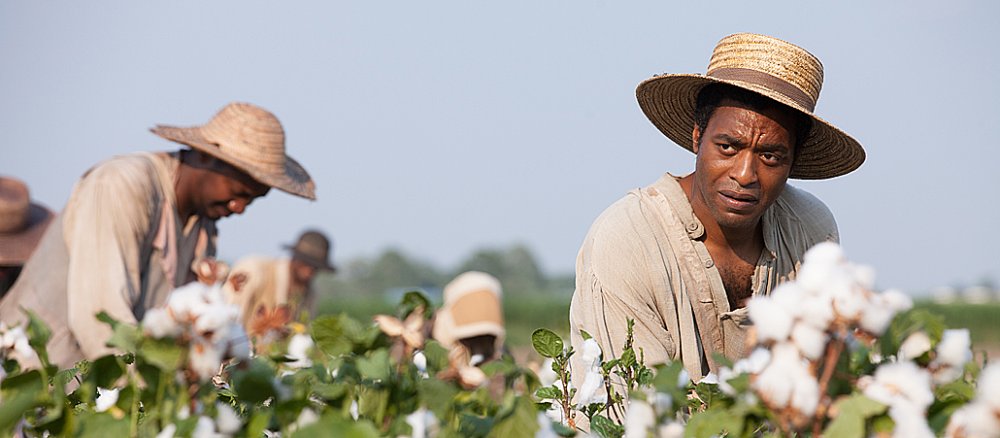 Szene aus dem Film "12 Years a Slave" mit Chiwetel Ejiofor.