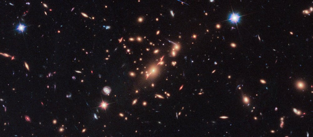Galaxien aus Sicht des Hubble-Weltraumteleskops.
