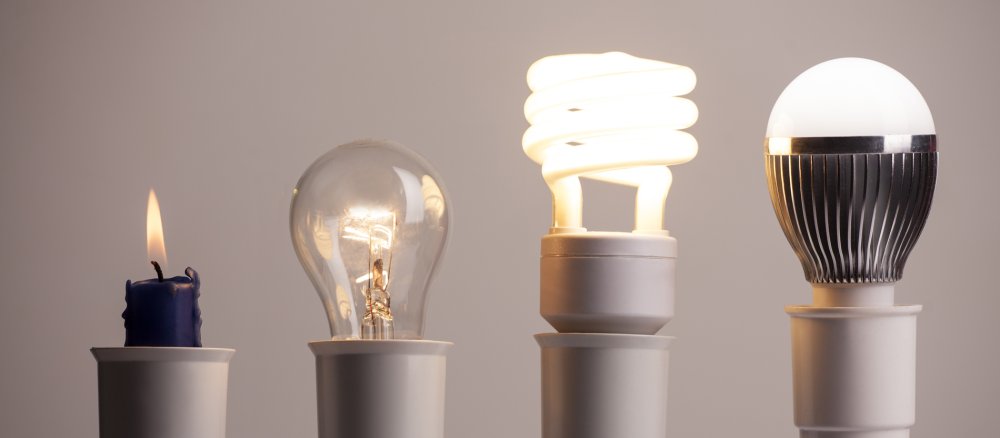 Die Evolution des Lichtes von der Kerze zur LED