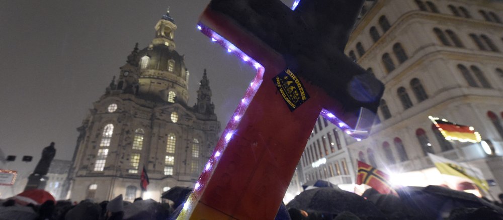 Pegida-Demo in Dresden