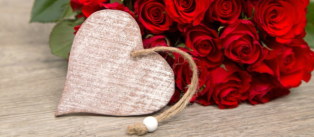 Herz und Rosen