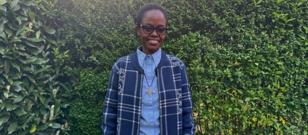 Schwester Redempta Kabahweza zu Besuch in Deutschland.
