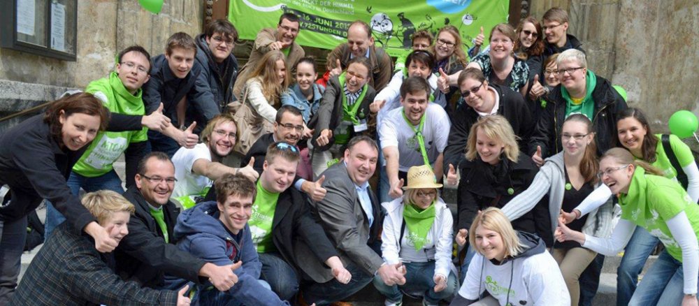 Auftakt zur 72-Stunden-Aktion am 13.04.2013 in München