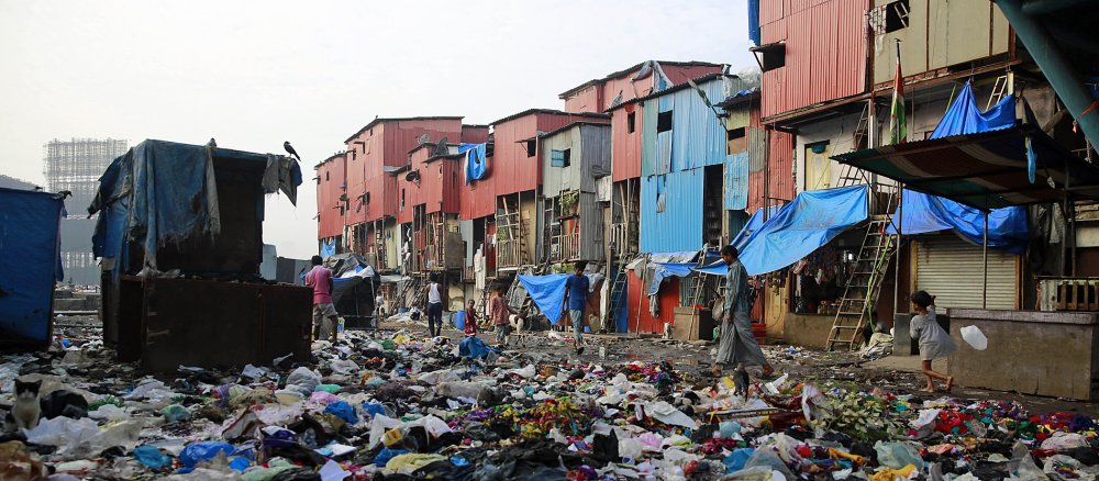 Slum bei Mumbai