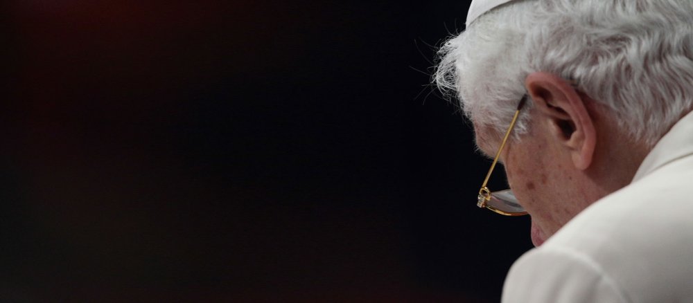 Der emeritierte Papst Benedikt XVI. im Februar 2014