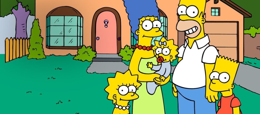 Szene der Zeichentrickserie Simpsons.