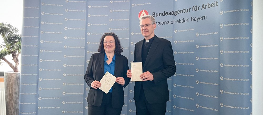 Andrea Nahles und Heiner Wilmer