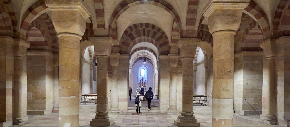 Die Krypta im Kaiserdom zu Speyer
