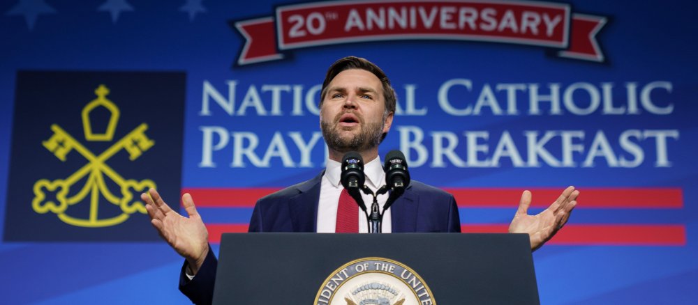US-Vizepräsident J.D. Vance beim traditionellen katholischen Gebetsfrühstück
