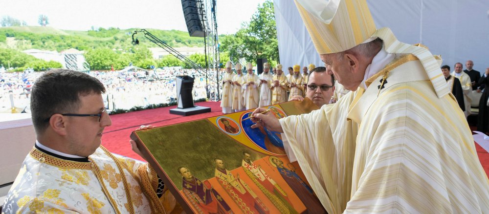 Seligsprechung mit Papst Franziskus in Rumänien
