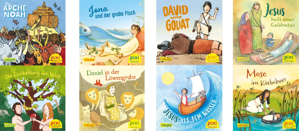 Titel der Pixi-Bibelgeschichten