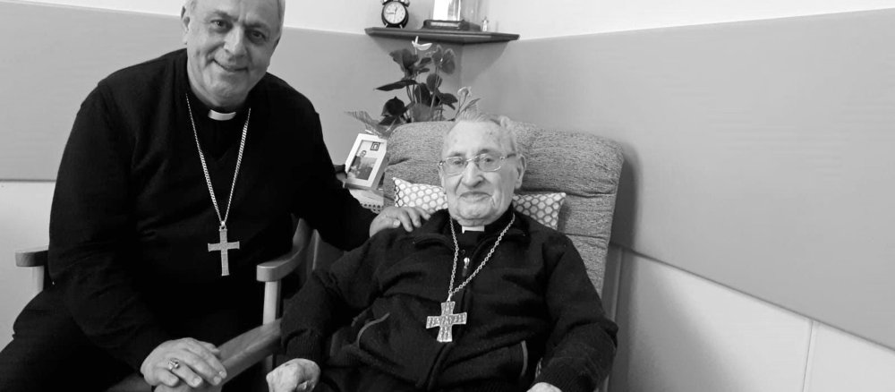Bischof Iguacen mit seinem Nachfolger Álvarez