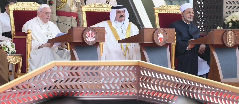 Papst Franziskus und Hamad bin Isa Al Chalifa
