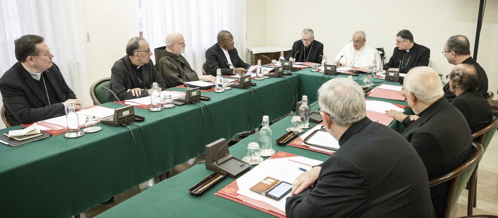 Papst Franziskus empfängt die Mitglieder des Kardinalsrats