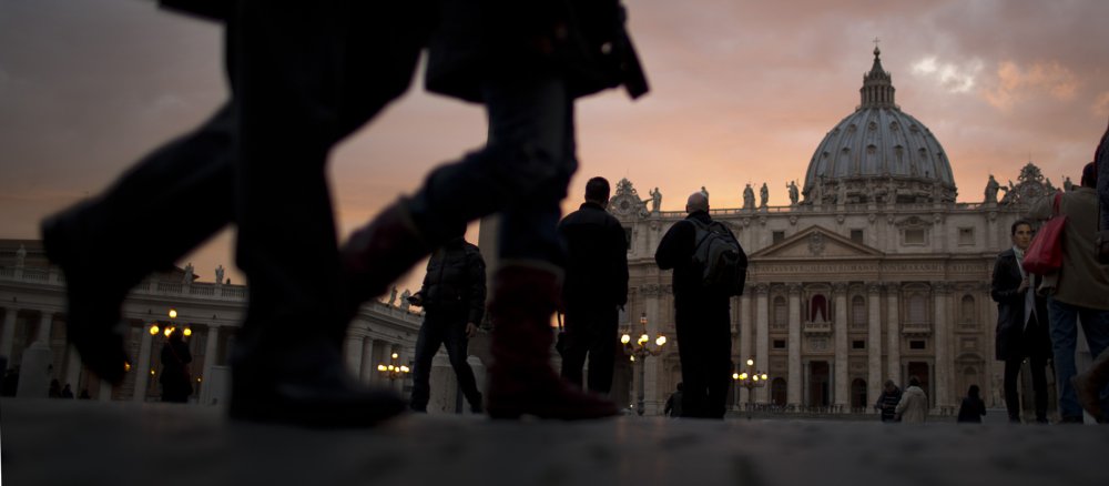 Petersplatz am Abend