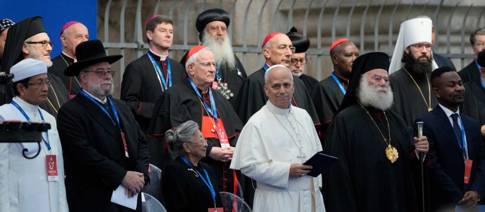 Papst Leo XIV. beim interreligiösen Friedenstreffen