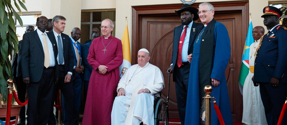 Papst Franziskus im Südsudan