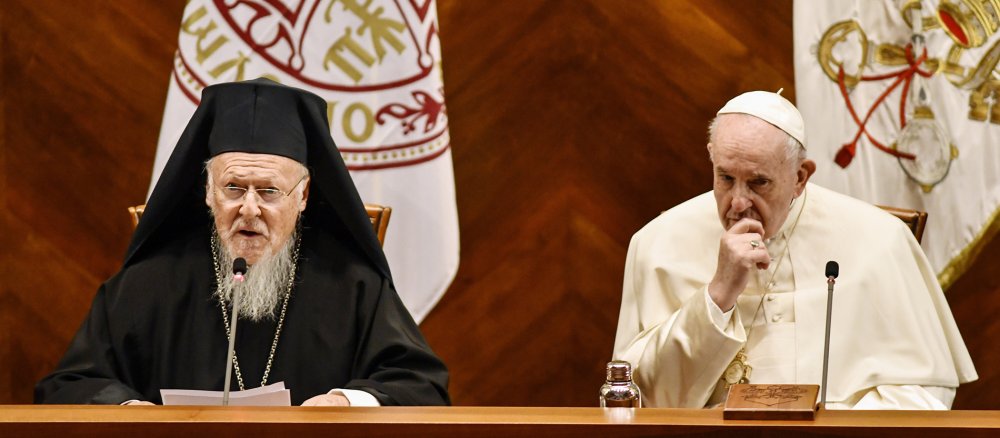 Patriarch Bartholomaios und Papst Franziskus gemeinsam in Rom