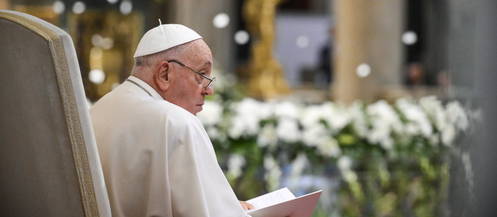 Papst Franziskus beim Gottesdienst am Weihetag der Basilika Santa Maria Maggiore