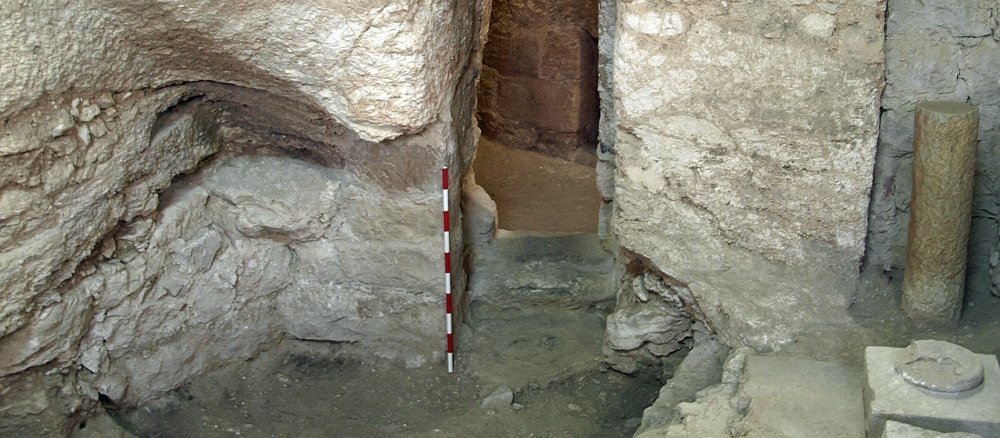 Ausgrabungen von Ruinen in Nazareth