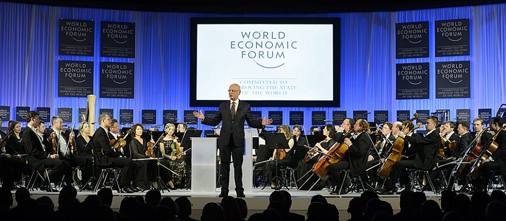 Auftakt des Weltwiortschaftsforums im Januar 2014 im schweizerischen Davos.
